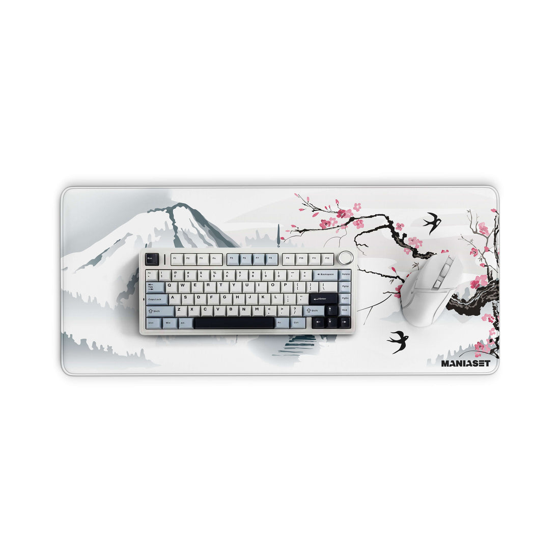 maniaset kawaii japan cherry blossom mousepad