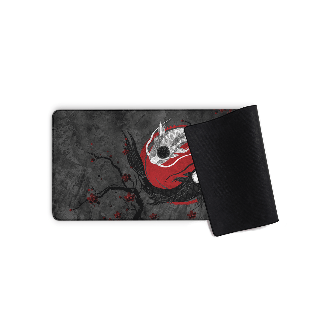 maniaset red yin yang mousepad